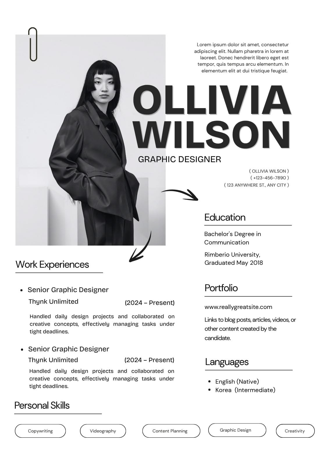 Professional CV